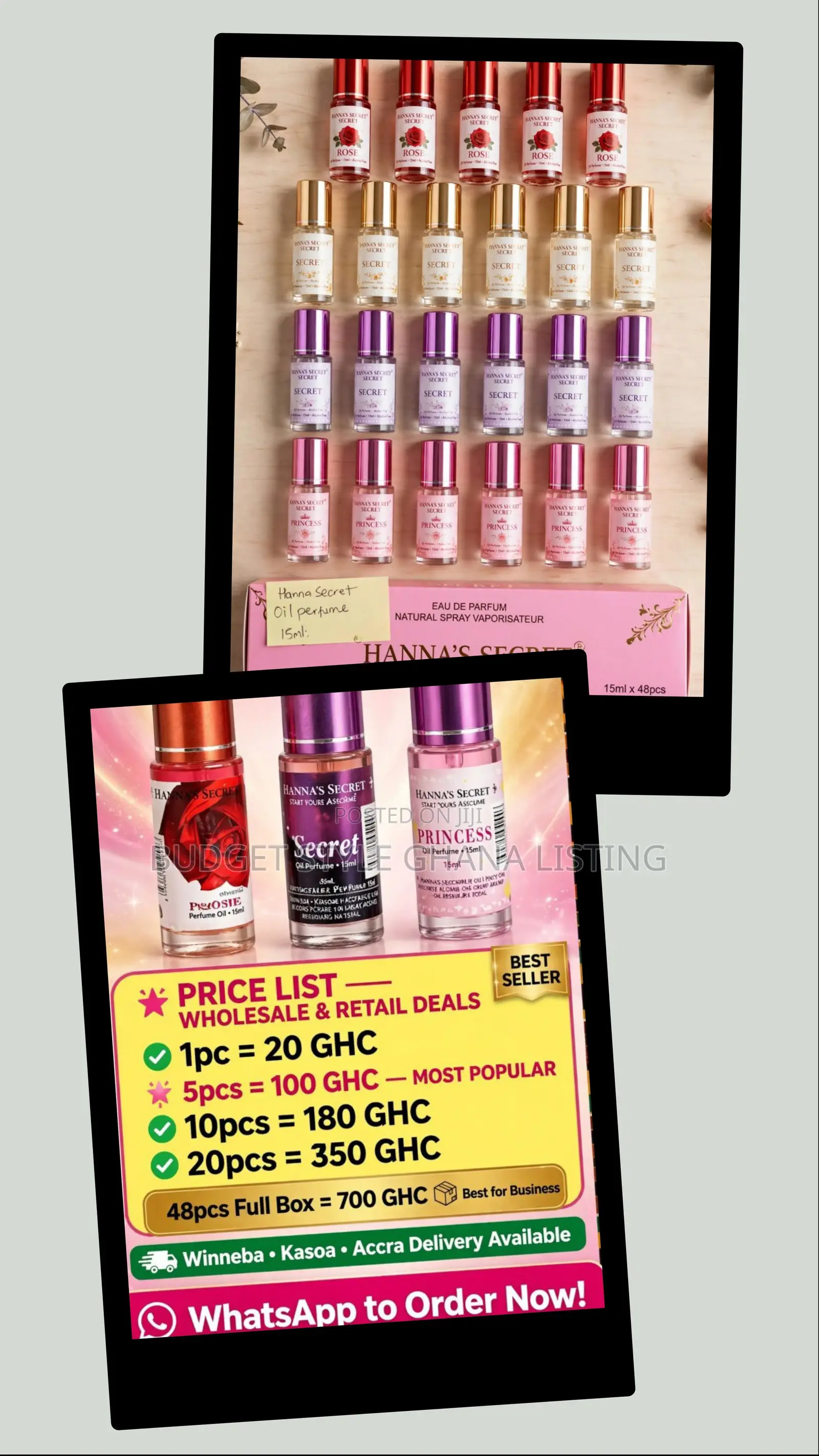 Hanna's Secret 15ml Start a Business With 100ghc