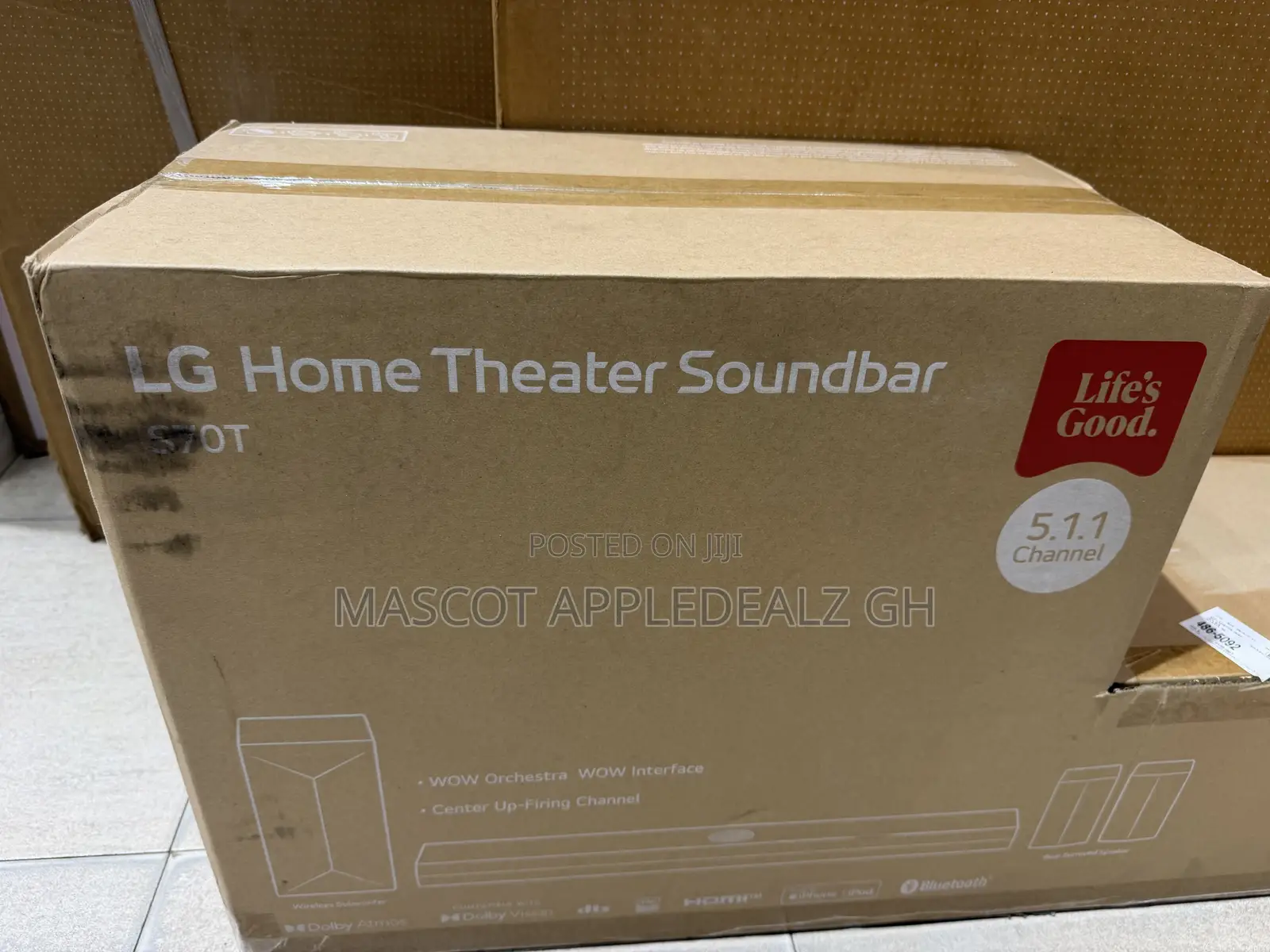 LG - 5.1.1-Channel S70TR Home Theater Soundbar With Wireless Subwoofer