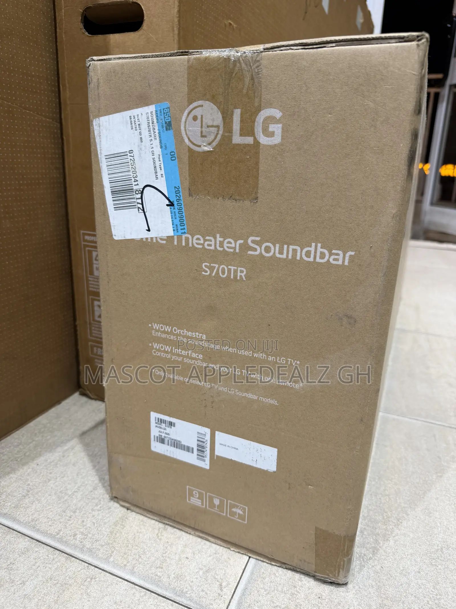 LG - 5.1.1-Channel S70TR Home Theater Soundbar With Wireless Subwoofer