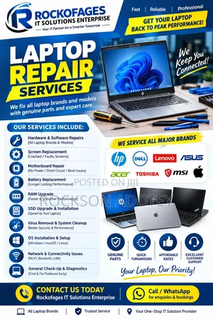 Laptop Repair & System Software Installation Services