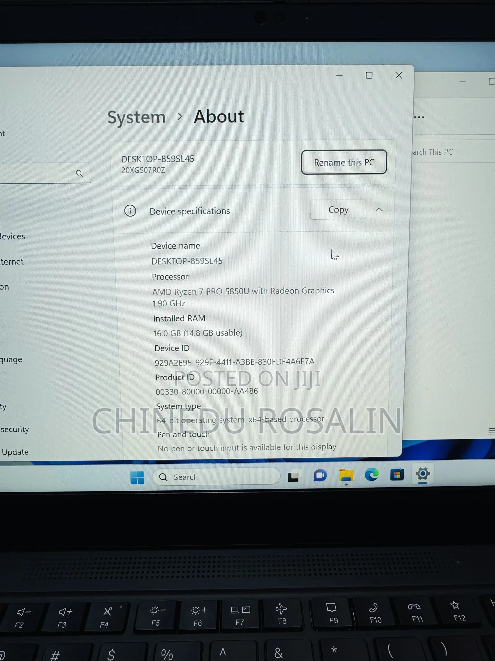 Laptop Lenovo ThinkPad T14s Gen 2 16GB AMD Ryzen 7 SSD 256GB