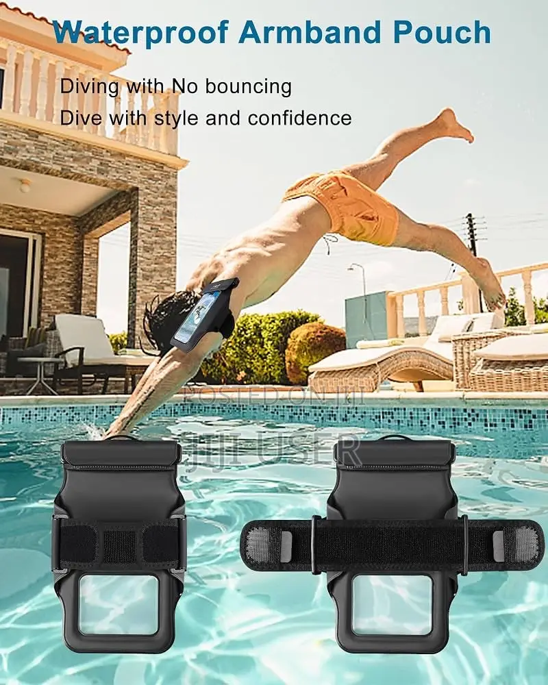 Waterproof Phone Pouch & Armband, Underwater Water Proof Phone Case