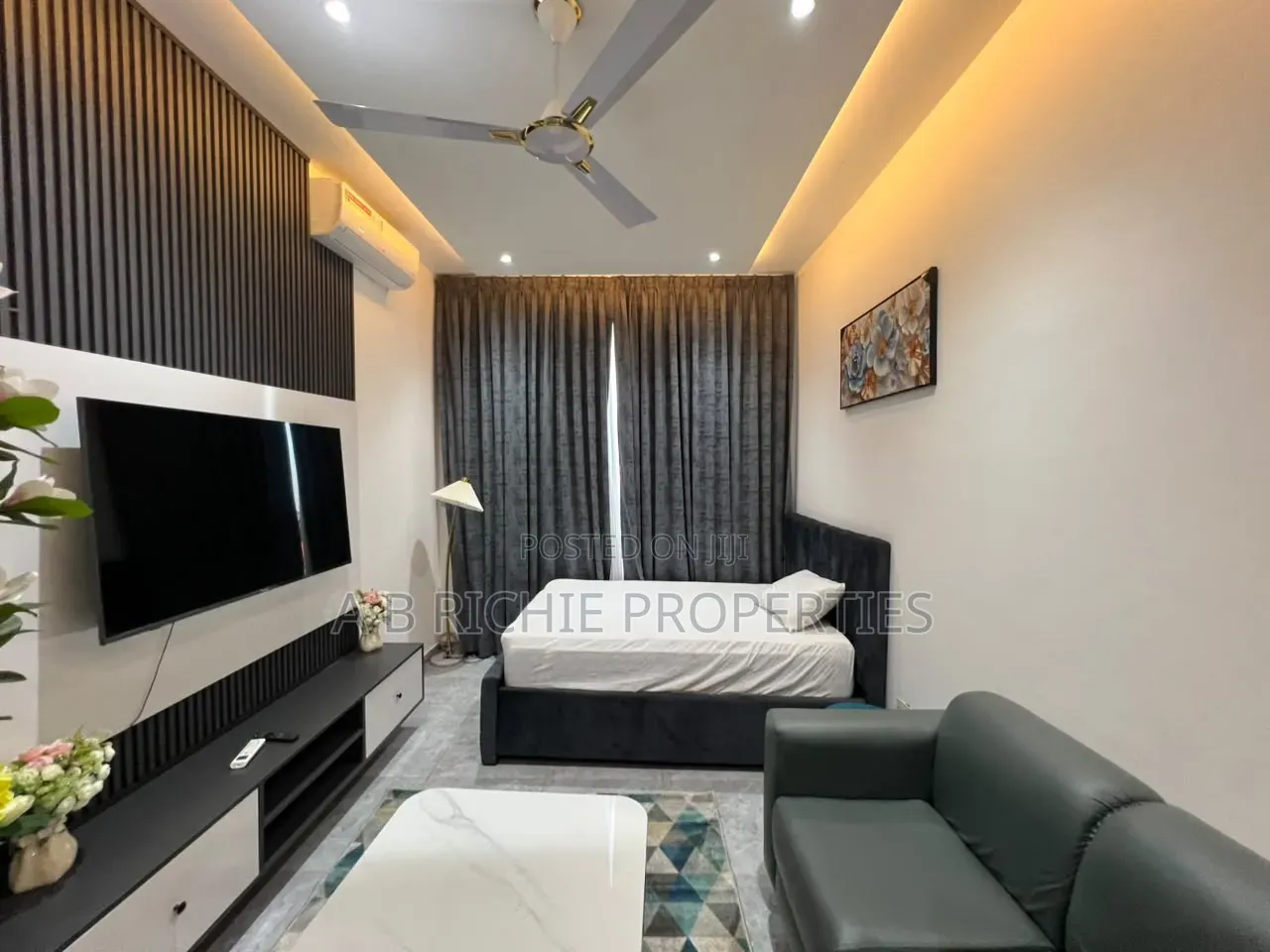 Furnished 1bdrm Apartment in Ab Richie Properties, Police Station