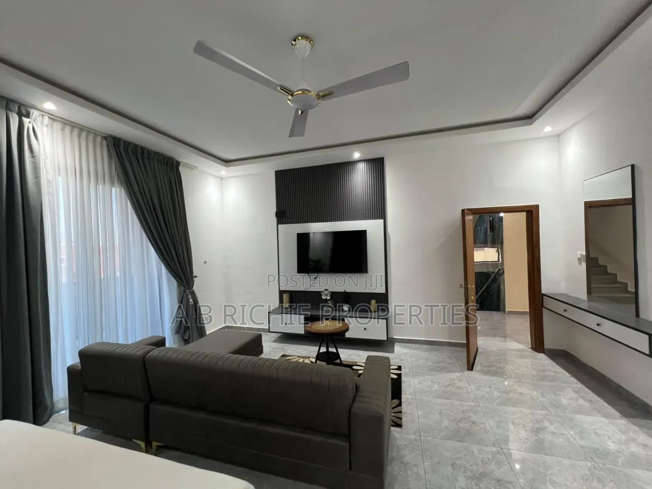 Furnished 1bdrm Apartment in Ab Richie Properties, Police Station