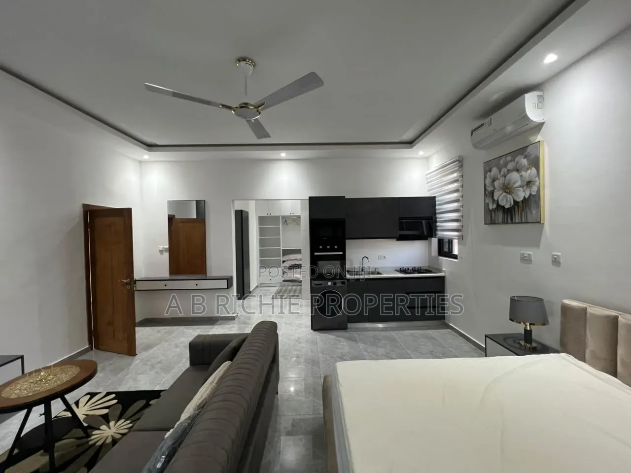 Furnished 1bdrm Apartment in Ab Richie Properties, Police Station