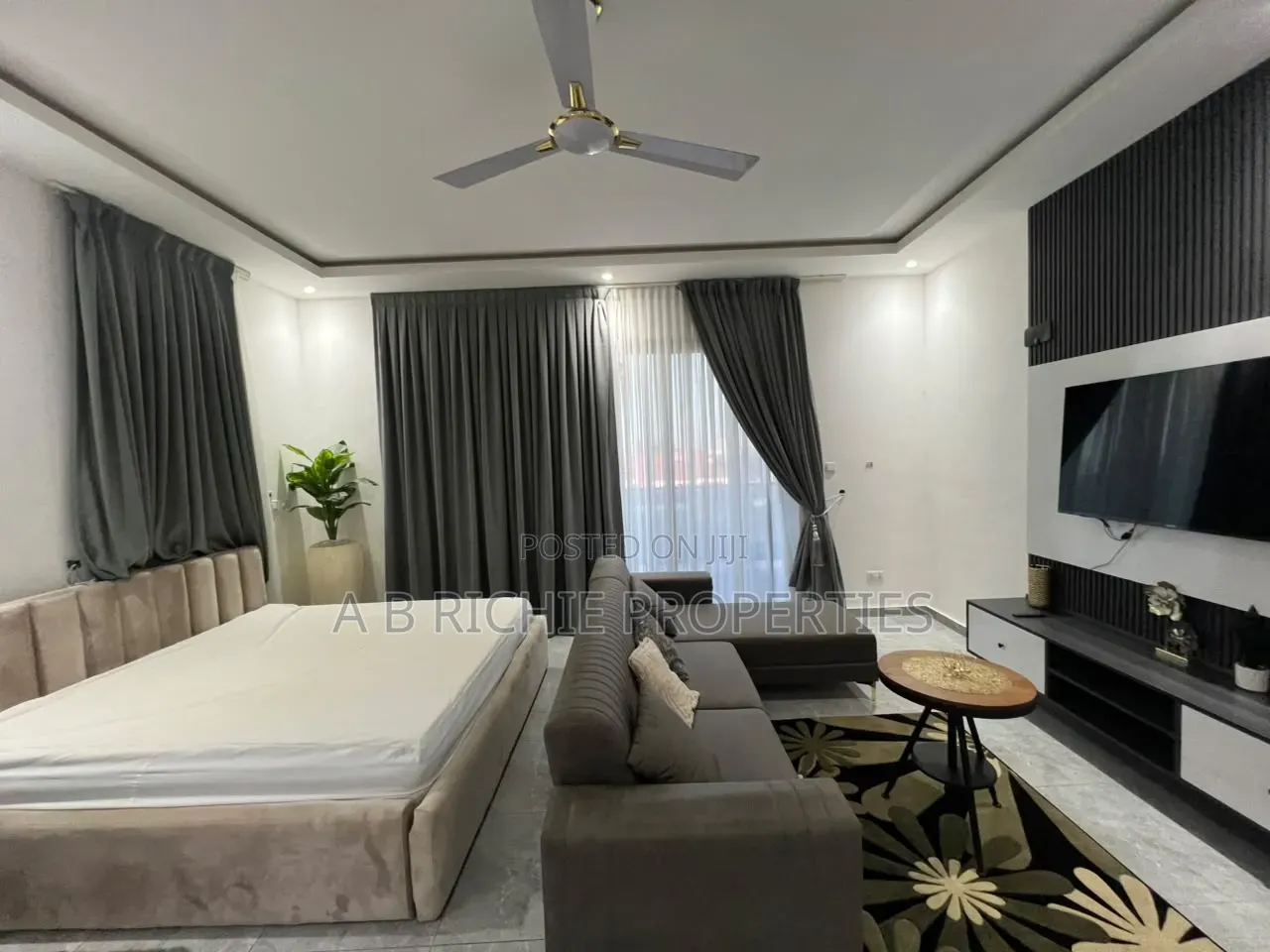 Furnished 1bdrm Apartment in Ab Richie Properties, Police Station