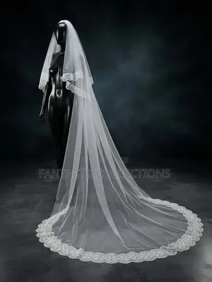 Luxury Cathedral Wedding Long Bridal Veil With Comb