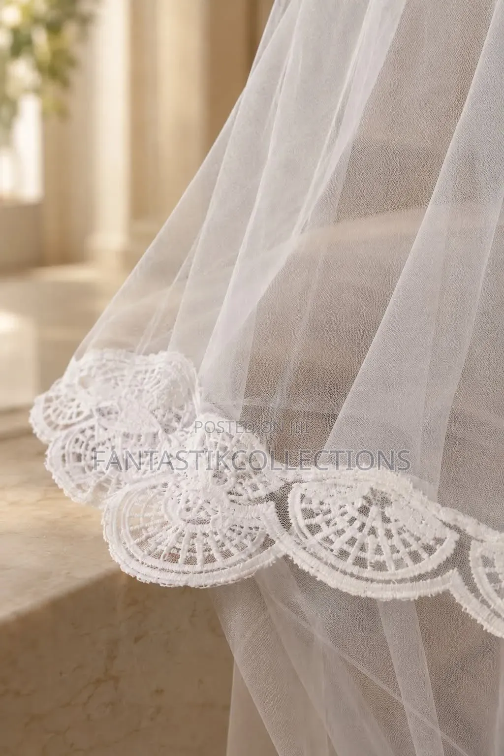 Luxury Cathedral Wedding Long Bridal Veil With Comb