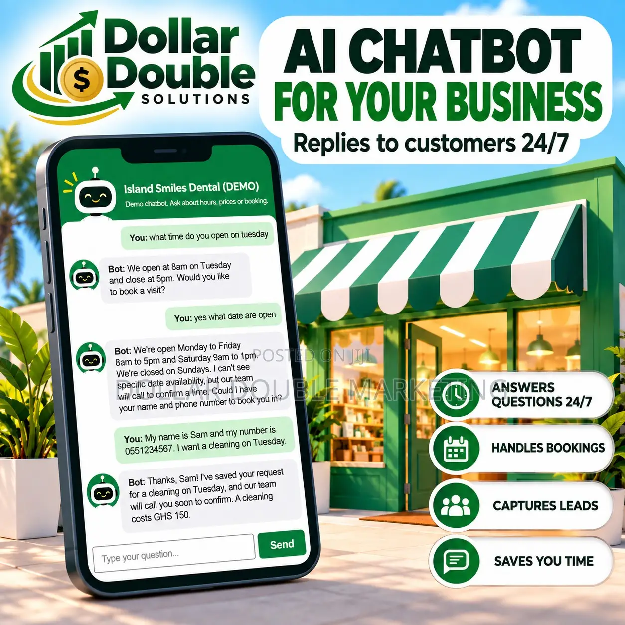 AI Chatbot for Your Business: WhatsApp & Website | Replies 24/7