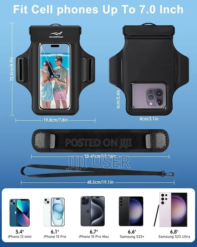 Waterproof Phone Pouch & Armband, Underwater Water Proof Phone Case