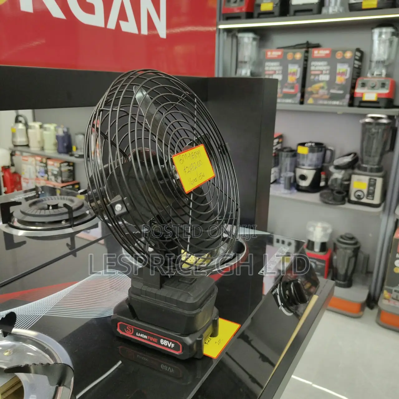 Super Efficient Cordless Rechargeable Morgan Desk-Fan