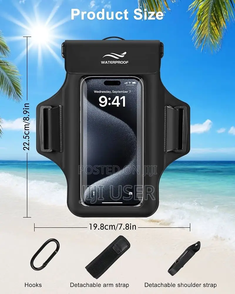 Waterproof Phone Pouch & Armband, Underwater Water Proof Phone Case