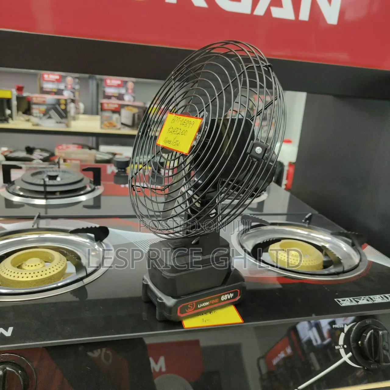 Long Lasting Original Cordless Rechargeable Desk-Fan