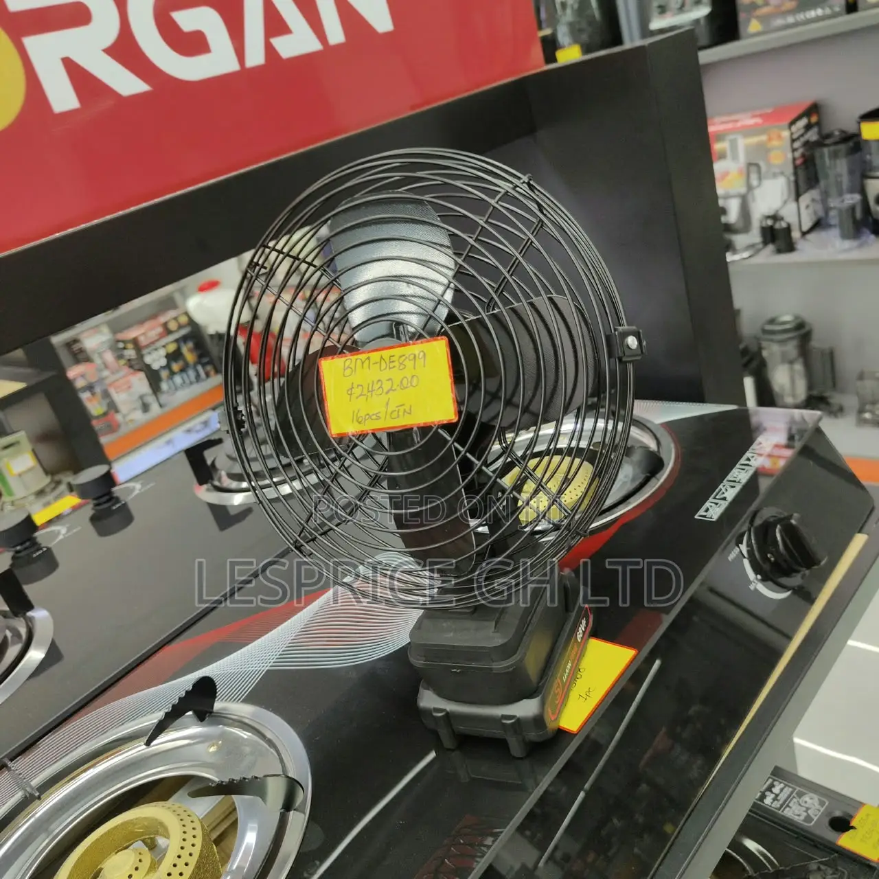 Classy High Grade Cordless Rechargeable Desk-Fan