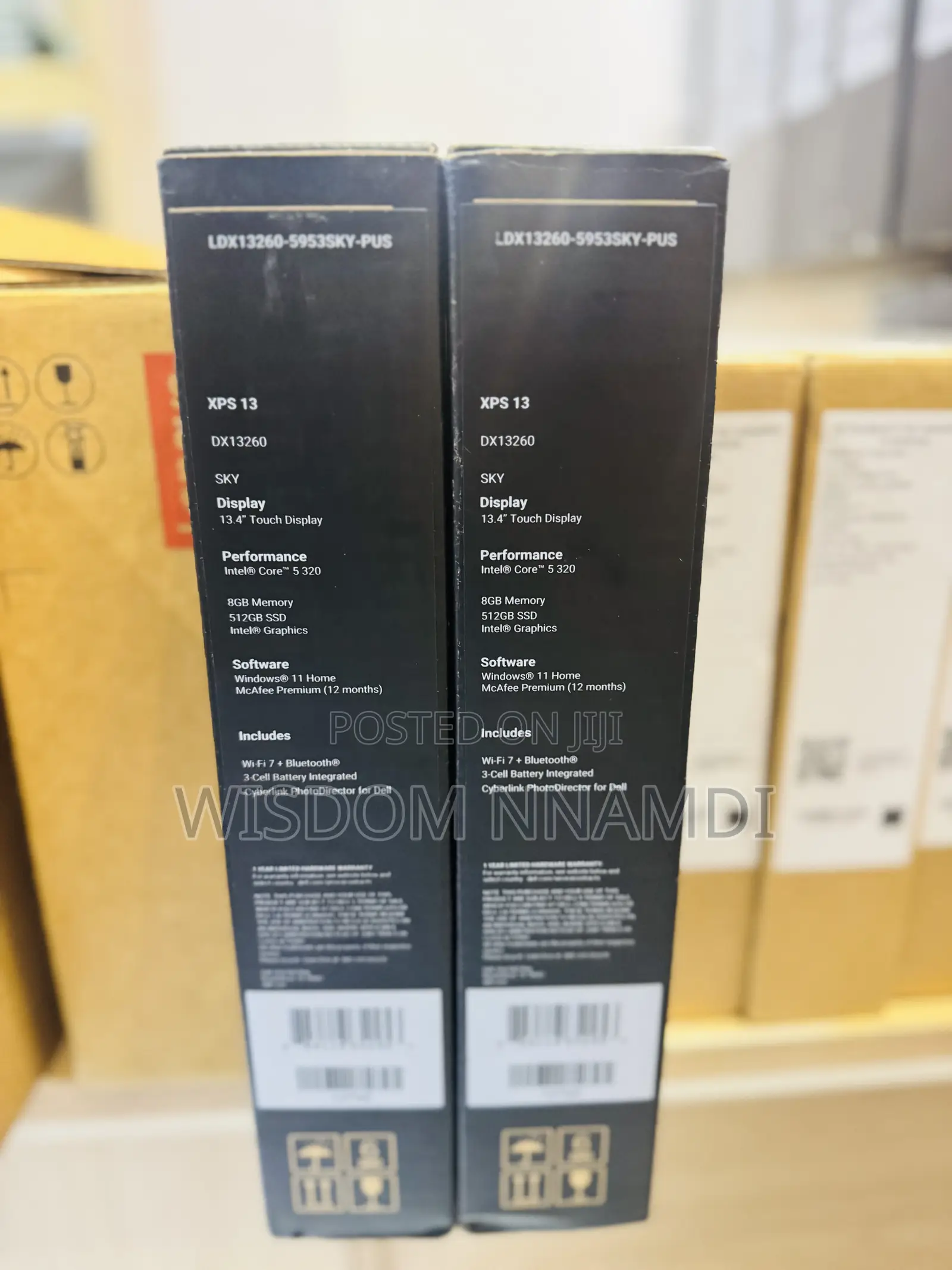 New Laptop Dell XPS 13 8GB Intel Core 5 SSD 512GB