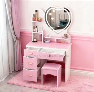 Vintage Dressing Mirror With Love LED