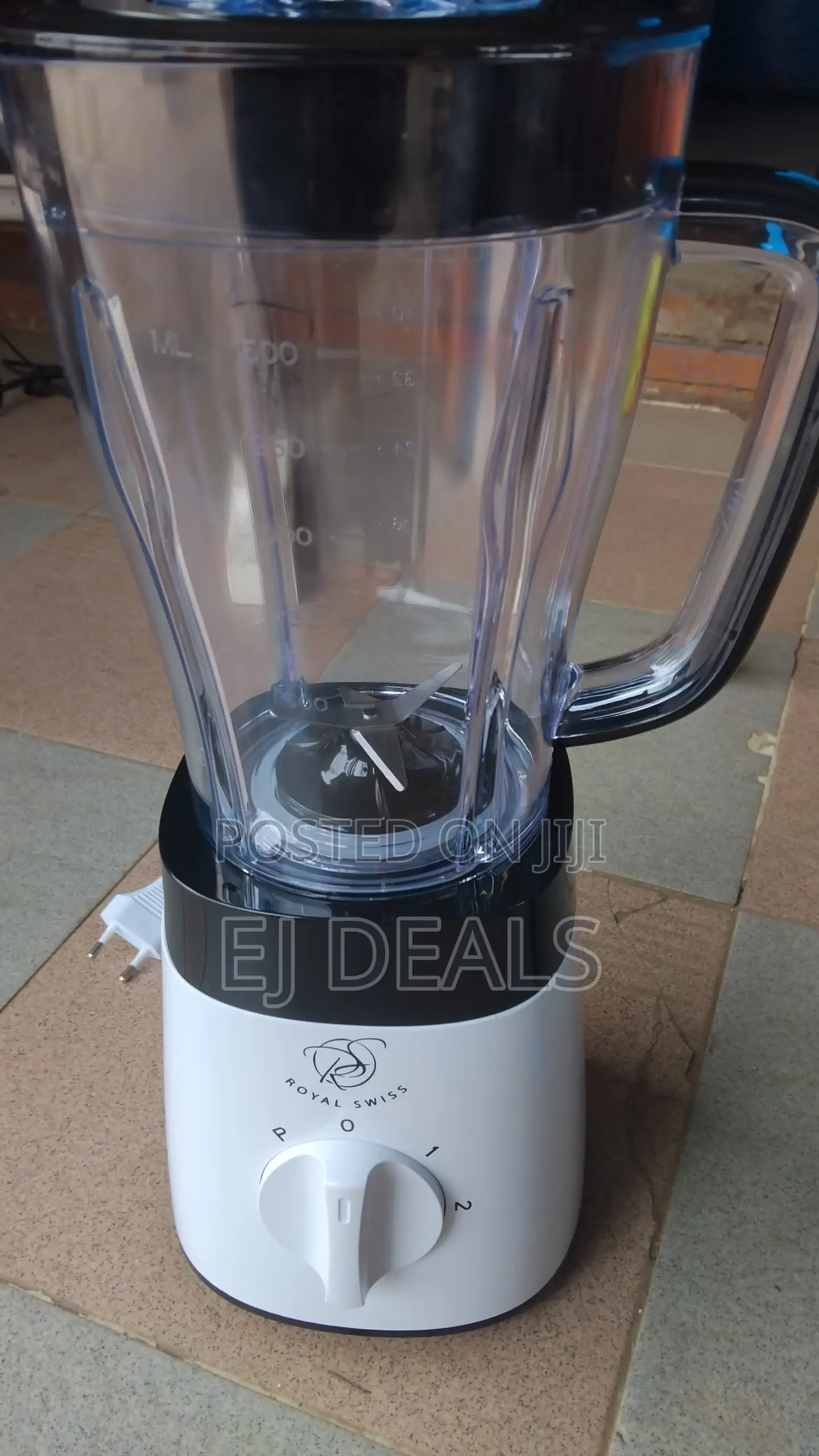 Royal Swiss Stainless Steel Blade Universal Mixer Blender 1.5L Glass