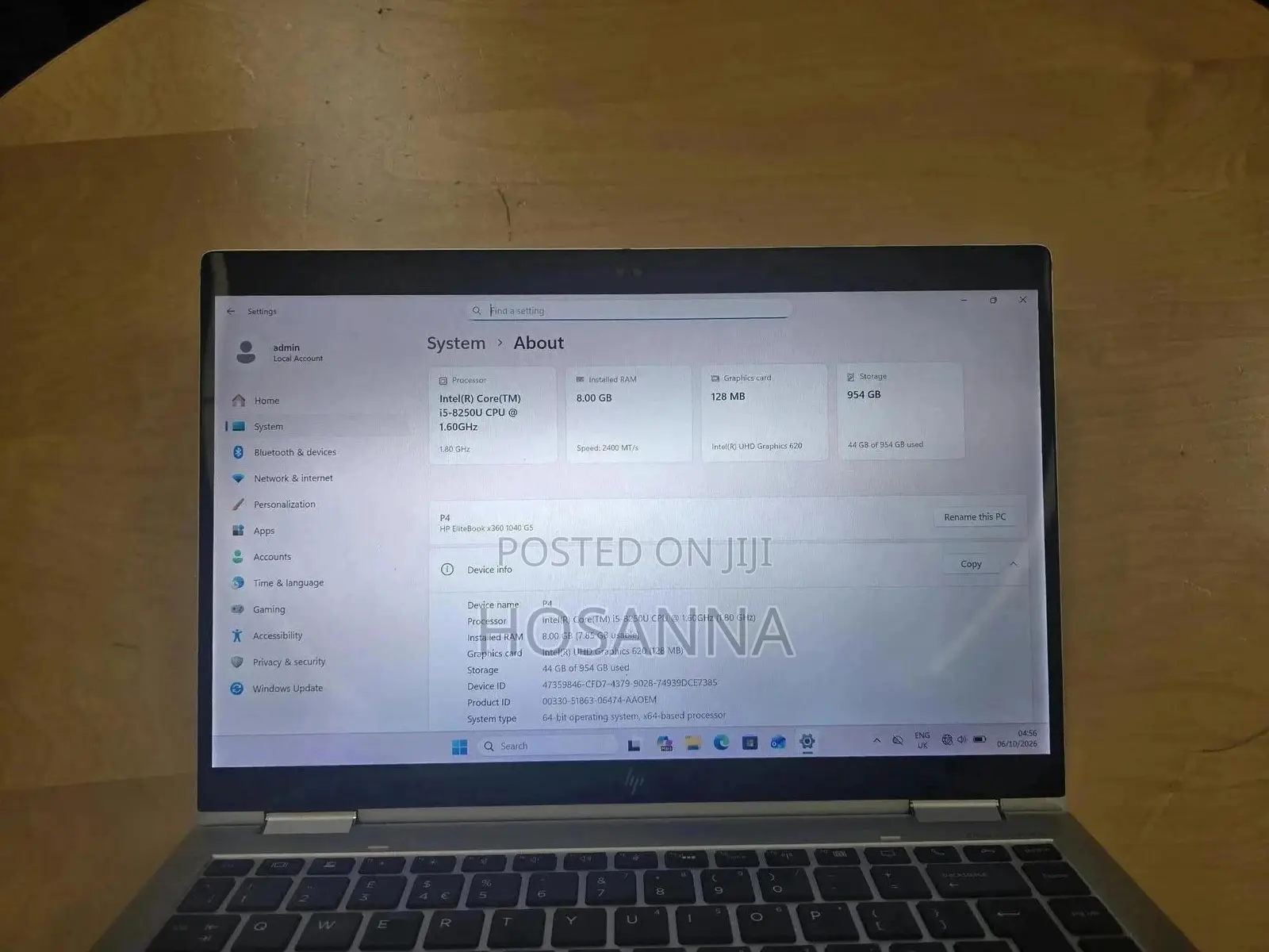 Laptop HP EliteBook x360 1040 G5 8GB Intel Core i5 SSD 1T
