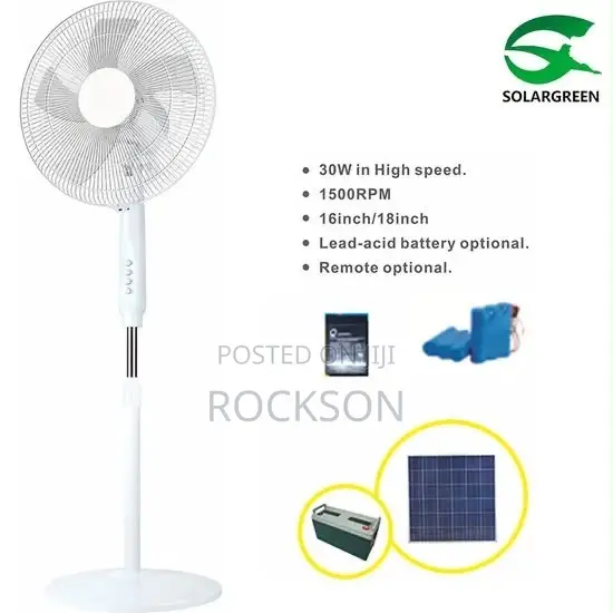 Rechargeable Solar Fan for Sale