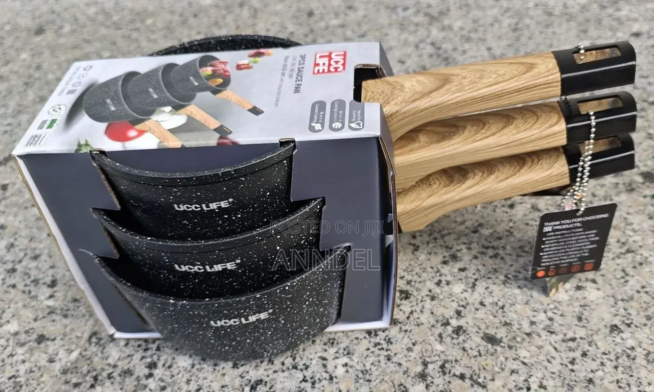 3pcs Non Stick Pan Without Lid
