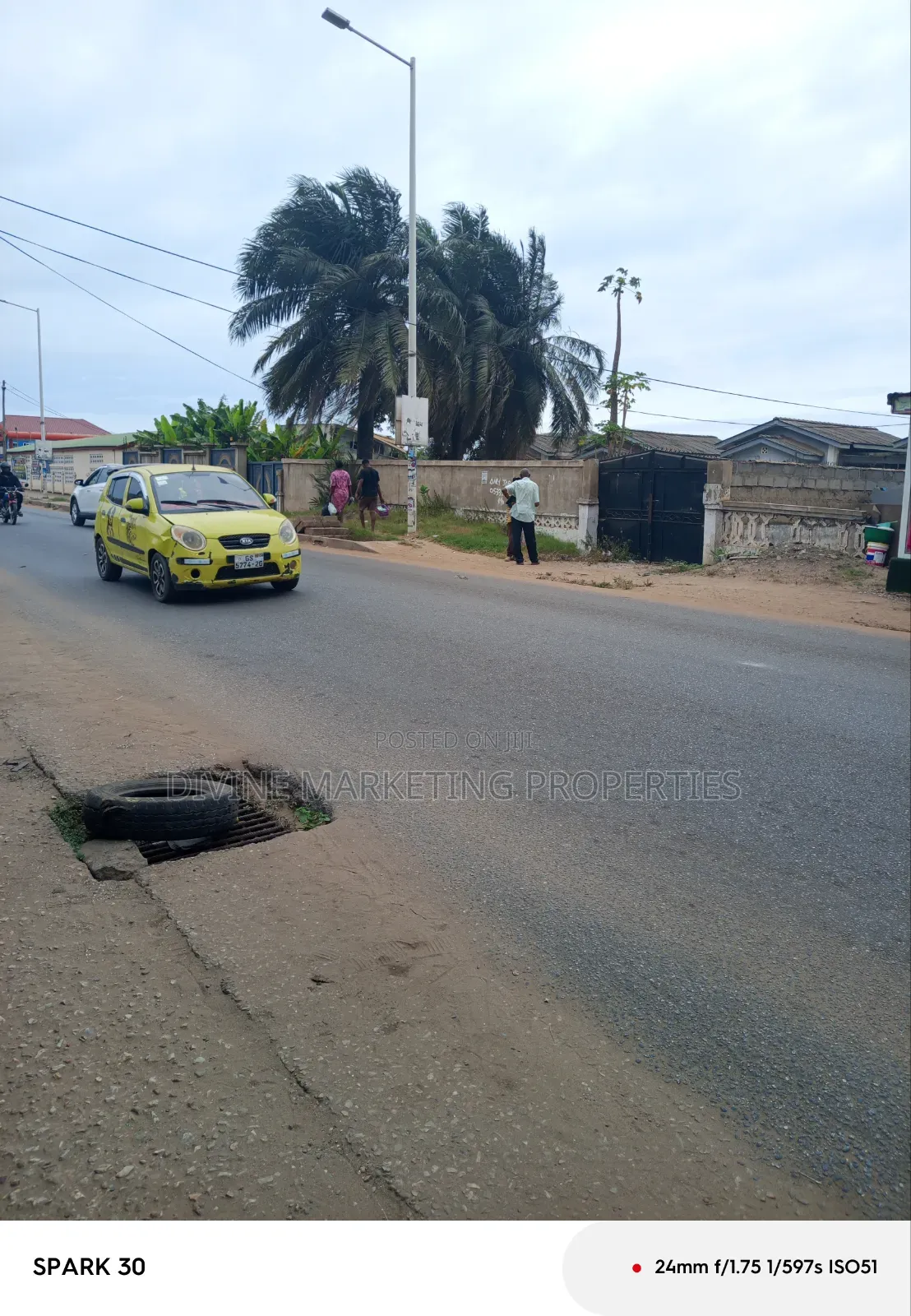 Roadside Commercial 4 Plots From Mallam to Weija Highway, Accra