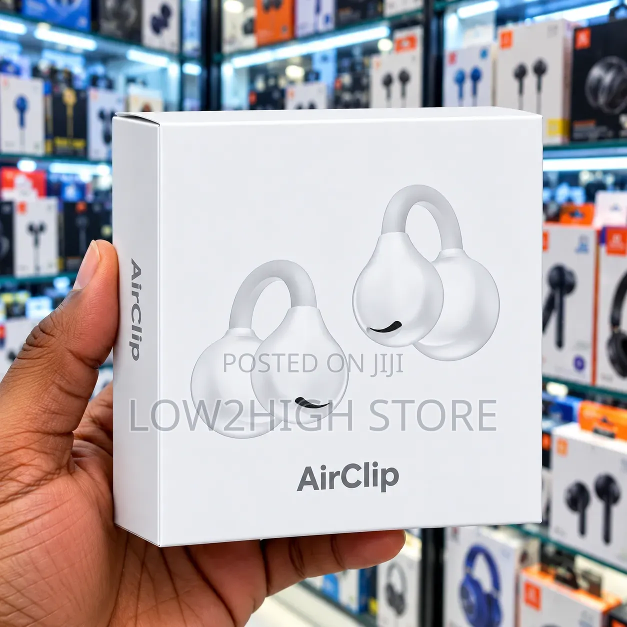 AirClip Open-Ear Clip-on Wireless Earbuds - Low2High