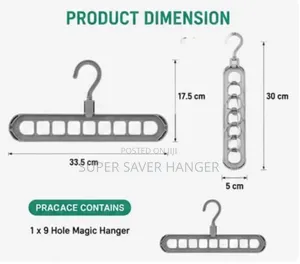 9-Space Hanger Organizer