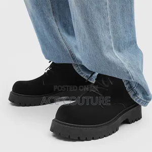 Mens Derby Suede Boots