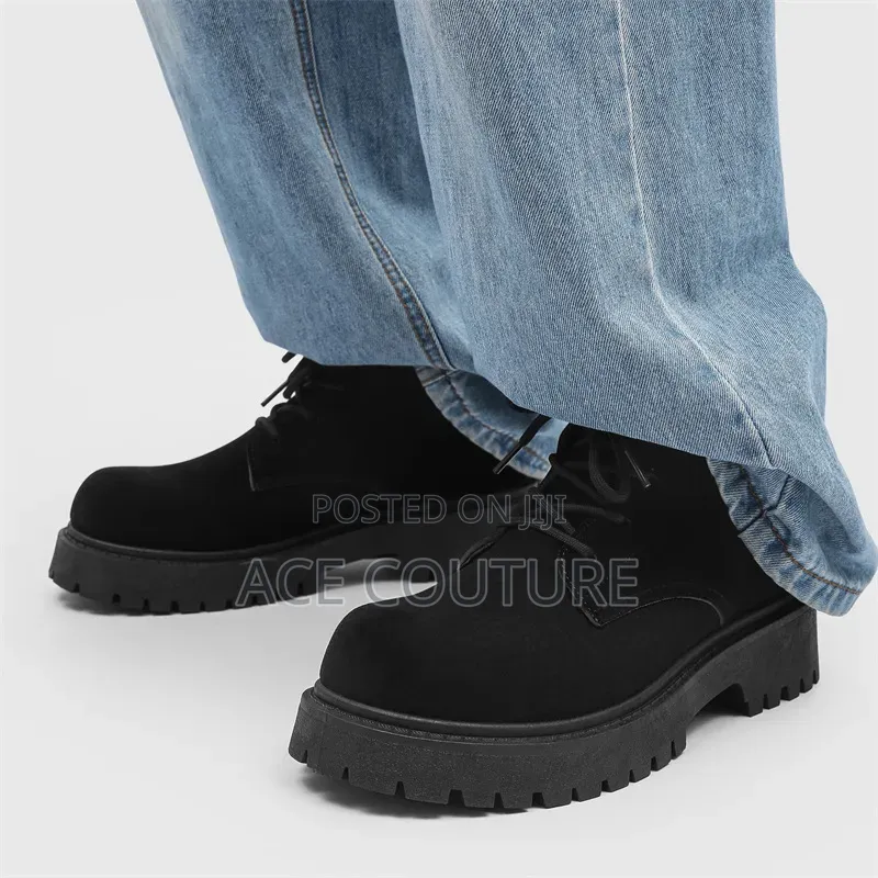 Mens Derby Suede Boots