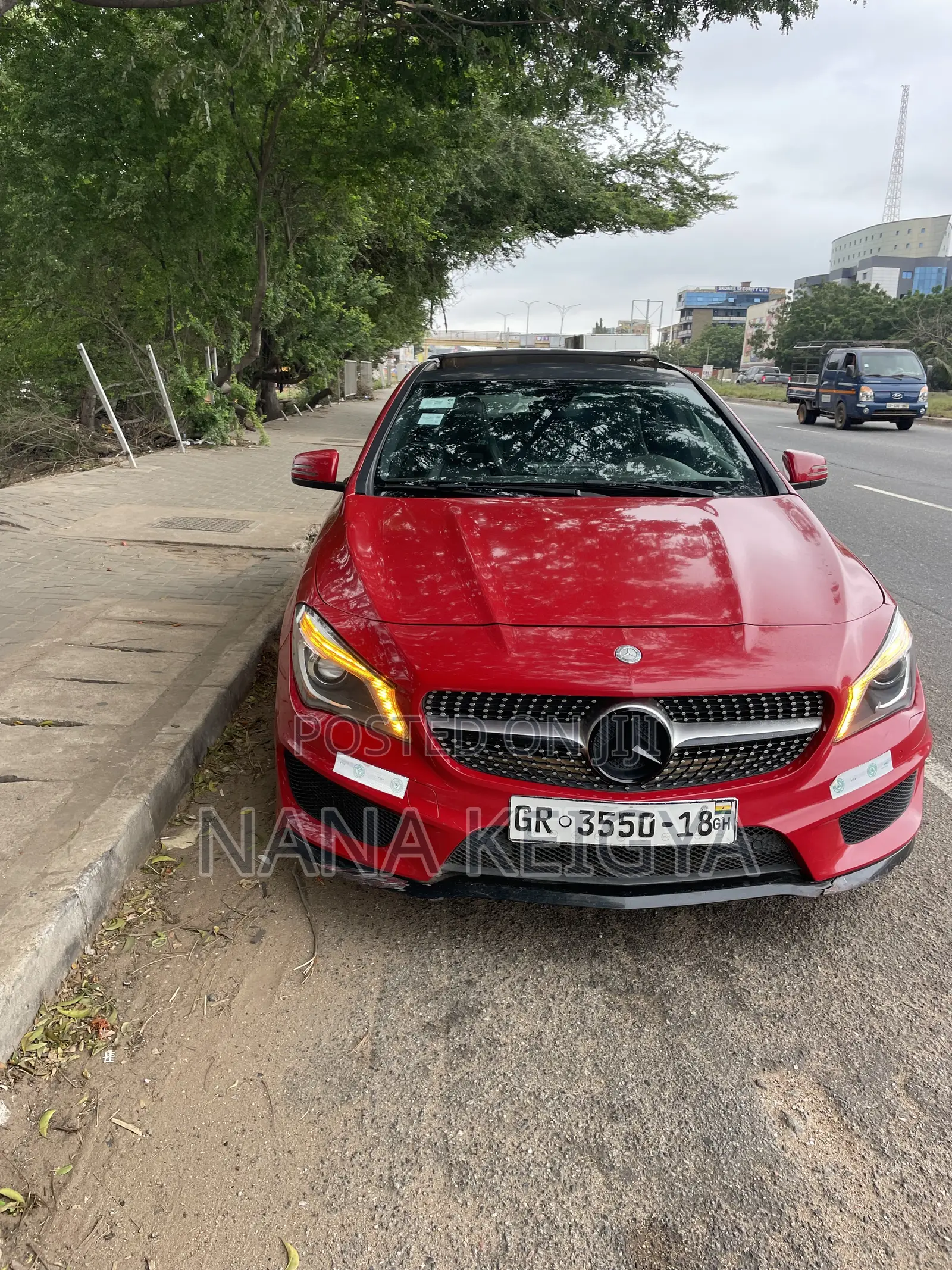 Mercedes-Benz CLA-Class CLA 250 Sedan 2014 Red
