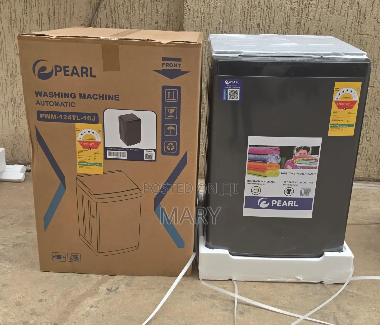 Pearl 12kg Fully Automatic Top Load Washing Machine