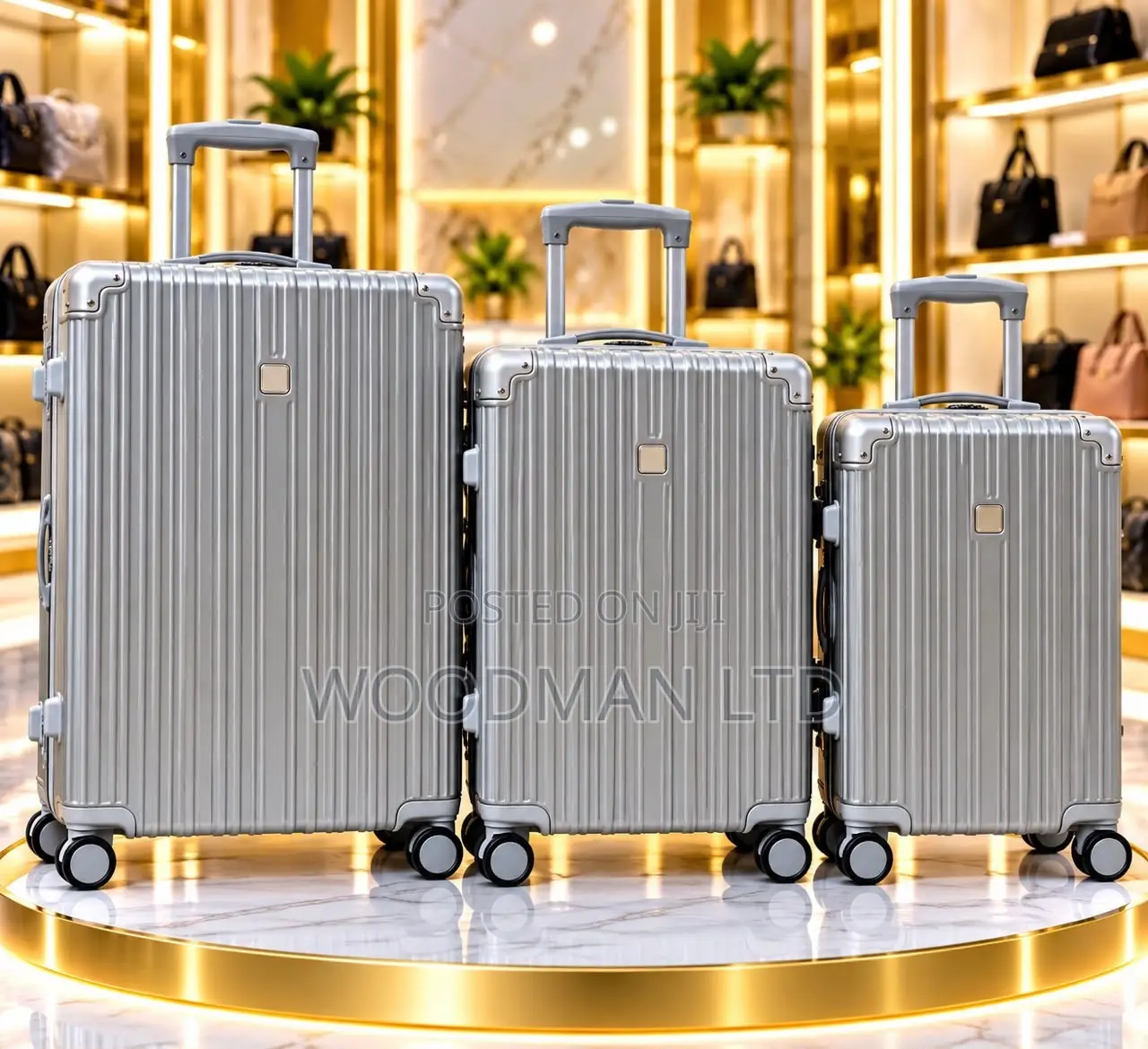 Zipless Aluminium Polycarbonate Travel Luggage