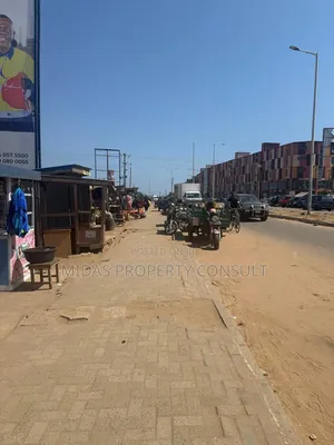 Roadside 2 and Half Plots for Sale at Spintex Manet Junction