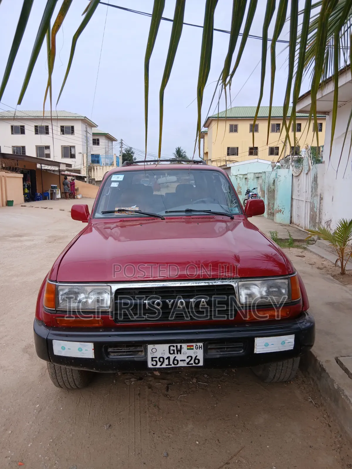 Toyota Land Cruiser 90 1997 Red