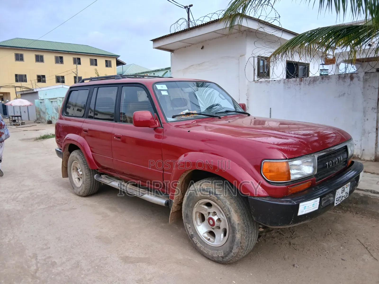 Toyota Land Cruiser 90 1997 Red