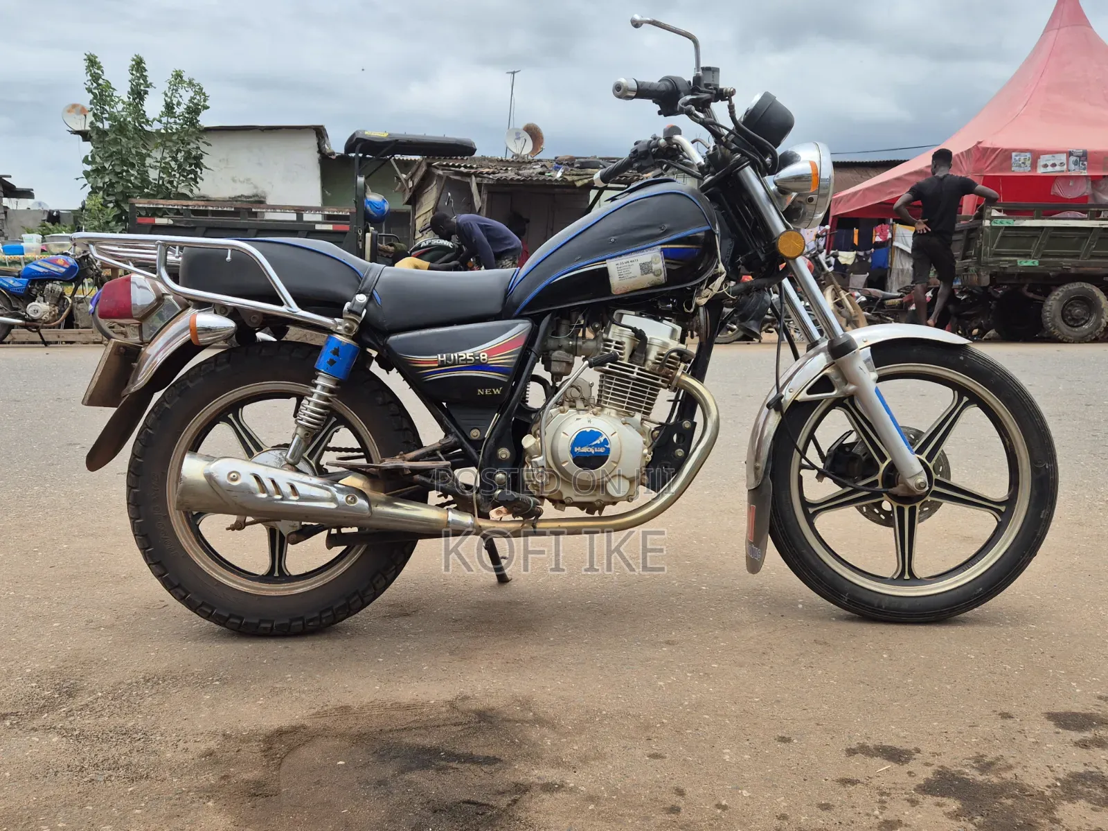 Haojue HJ125-8K 2025 Black