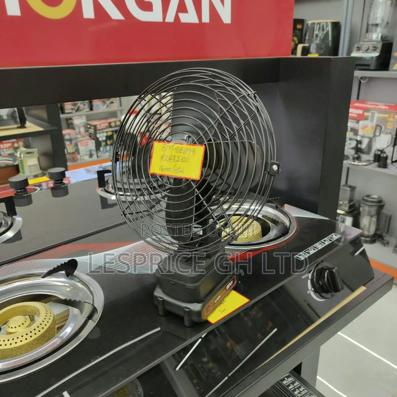 Magnificently Unique Cordless Rechargeable Desk-Fan