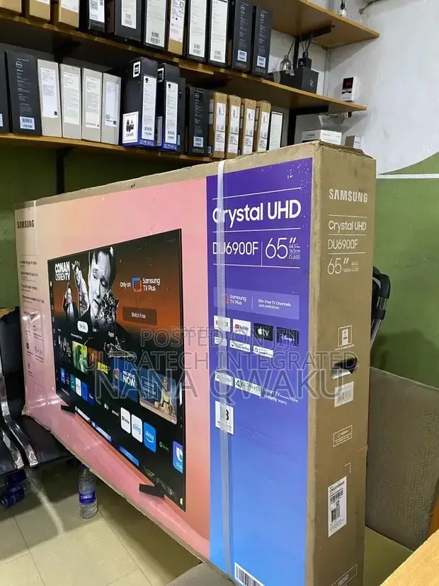 Samsung - 65” Class Du6900 Series Crystal Uhd Smart Tizen TV (
