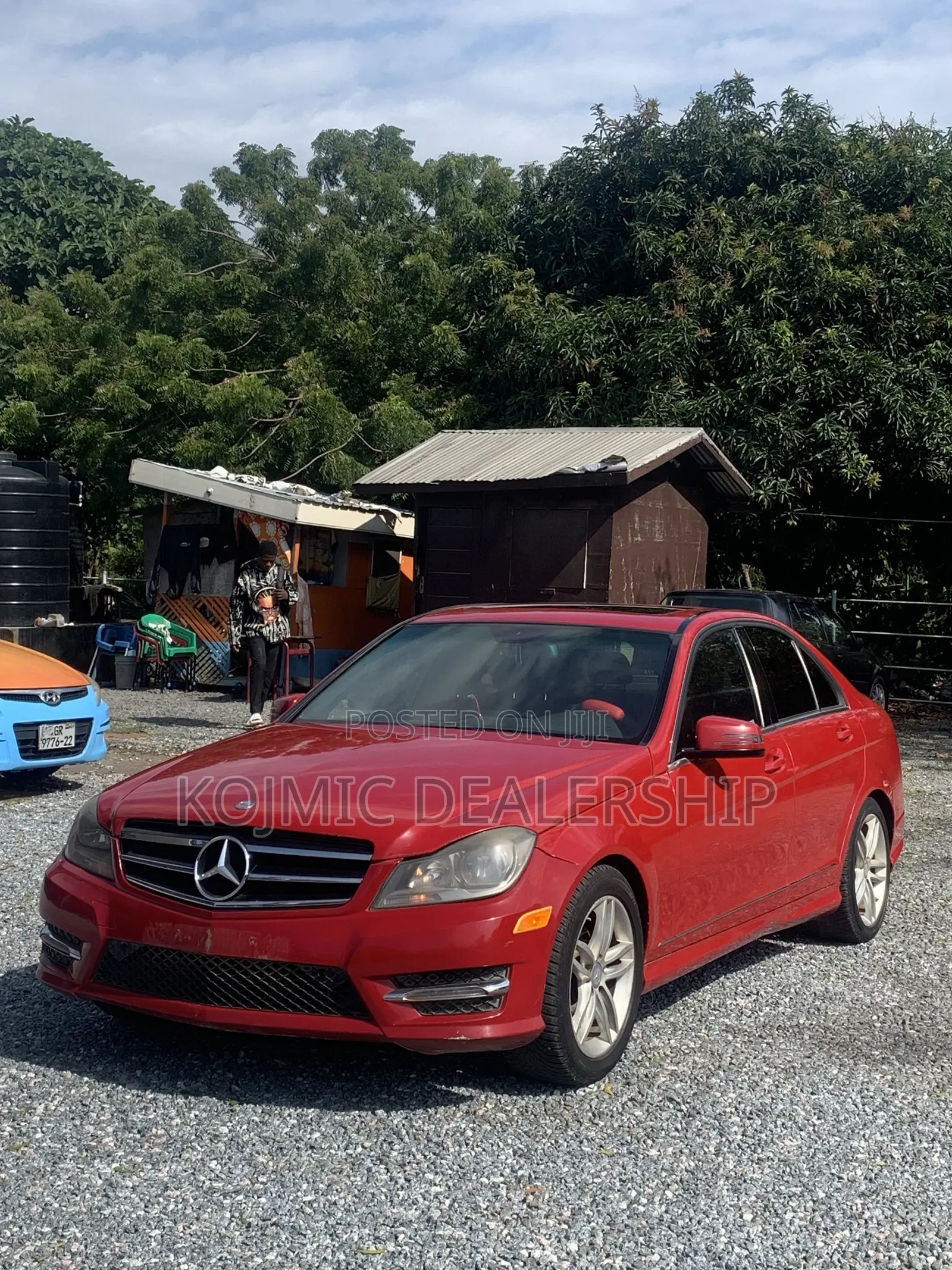 Mercedes-Benz C250 2014 Red