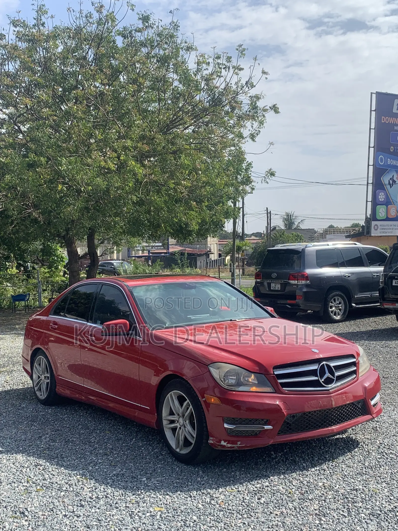 Mercedes-Benz C250 2014 Red