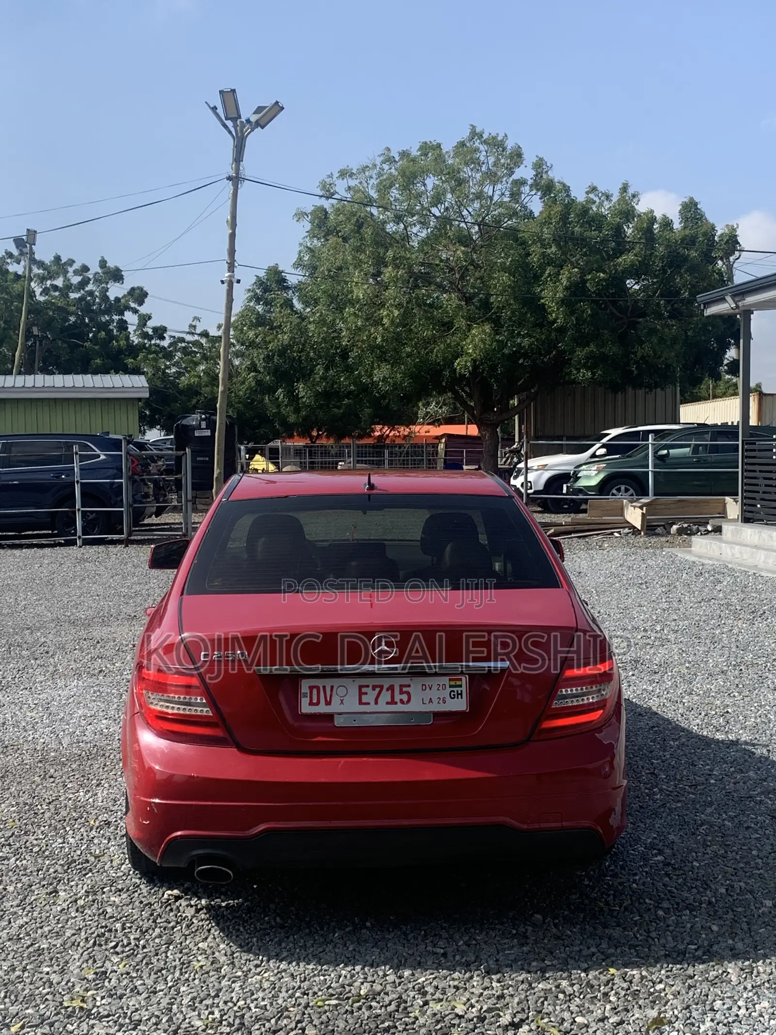 Mercedes-Benz C250 2014 Red