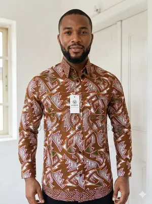 Arfrican Print Men's Shirt