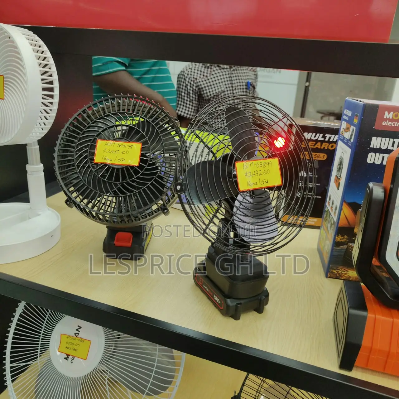 Mega Price Drop on Our Firm Morgan Cordless Rechargeable Desk-Fan