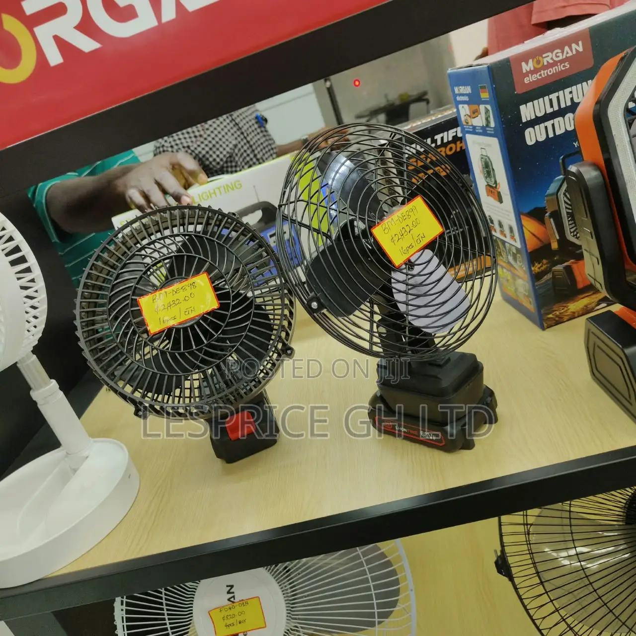 Price Slash on Our Compact Cordless Rechargeable Morgan Desk-Fan
