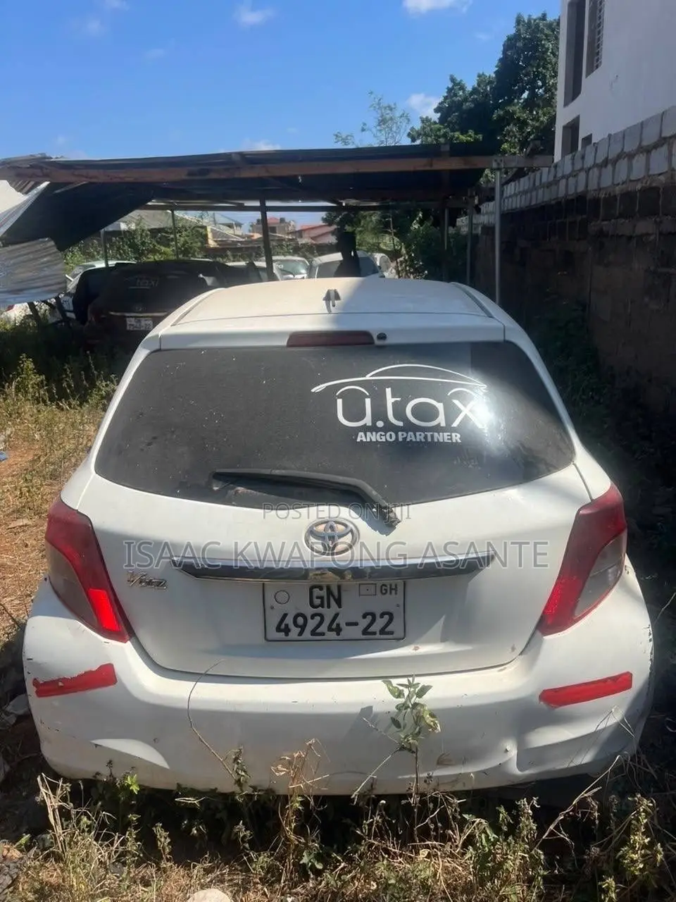 Toyota Vitz 1.3 AWD 5dr 2012 White