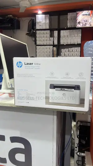 HP LaserJet 108w Wireless Laser Printer – Wi-Fi, USB, Print Only,