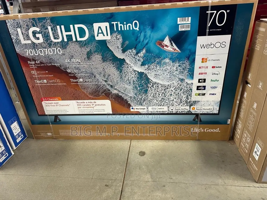 Brand New LG 70-Inches 4k Uhd Smart Led TV With Α5 Gen5 Ai Processor 4k