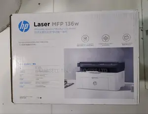 HP LaserJet MFP 136w A4 Monochrome Wireless All-in-One Printer
