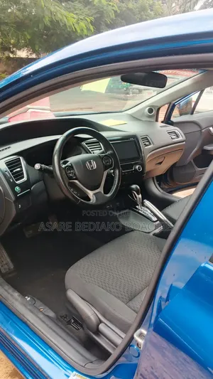 Honda Civic EX 2dr Coupe (1.8L 4cyl CVT) 2014 Blue