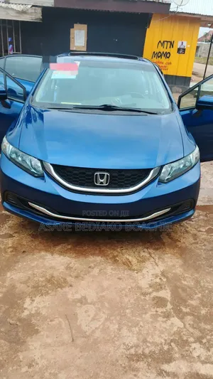 Honda Civic EX 2dr Coupe (1.8L 4cyl CVT) 2014 Blue